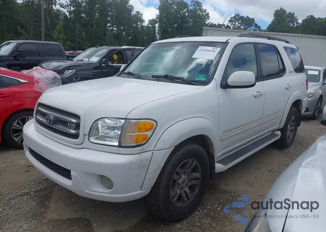 2004 Toyota Sequoia Limited V8 from USA, damaged, VIN 5TDZT38A24S223270